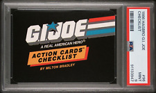 1986 Hasbro G.I. Joe #96 Checklist PSA 9 picture