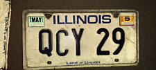 1985 illinois license plate with Tags 
