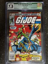 Marvel GI Joe A Real American Hero #1 1982 CGC 7.5 NEWSSTAND CENTERFOLD DETACHED picture