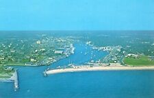 Air View of Falmouth Harbor, Cape Cod, Falmouth, Massachusetts --POSTCARD picture
