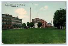 Endicott New York NY Postcard Endicott Johnson Shoe Factory Building Scene  1912 picture