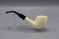Smooth Full Bent Pipe By Tekin-new-block Meerschaum Handmade Custom Case#775 picture