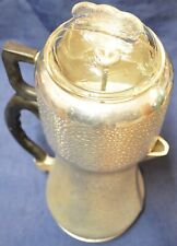 Vintage Guardian Service 8 Cup Hammered Aluminum Percolator Coffee Pot. Complete picture