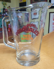 VTG PASQUALE'S PIZZA & PASTA RESTAURANT HEAVY GLASS BEER PITCHER ALABAMA OHIO picture