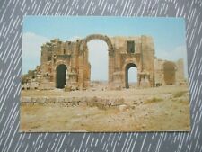 A vintage  post card:  Jarash, triumphal  arch,  Kingdom of Jordan, 60's. E5 picture
