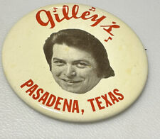 Vintage Pasadena Texas Mickey Gilley’s Bar Music Night Club Pin Pinback Button picture