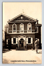 RPPC Carpenter's Hall Philadelphia Pennsylvania PA Real Photo Postcard picture