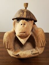 Vintage Carved Coconut Monkey Head picture