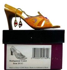 Vintage '02 JUST THE RIGHT SHOE By RAINE #25182 'Madagascar' Miniature Shoe BOX picture