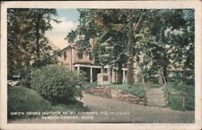 1929 Newton Centre,MA Smith House,Author of 'My Country 'Tis of Thee' Postcard picture