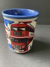 British Flag Red Blue  Union Jack England Collectible Ceramic Coffee Tea Mug picture