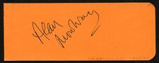 Alan Mowbray d1969 signed 2x5 autograph on 7-18-47 at Chanteclair Restaurant picture