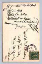 Stollwerck Chocolate Cocoa Advertising ~ Nuremburg Germany New Bedford 1910s picture