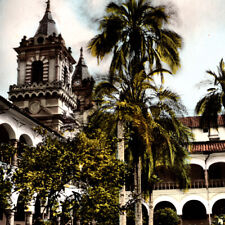 Vintage RPPC Iglesia de San Francisco Church Quito Ecuador Postcard picture