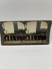Antique WWI Photos Keystone View Yankee Troops In London Uncle Sam V19209 picture
