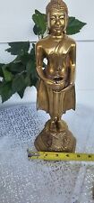 vintage buddha statue Holding A Bowl 14 1/2 Tall picture