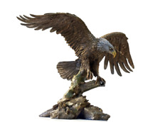 Bald Eagle Statue. Bald Eagle open Wings Sculpture. picture
