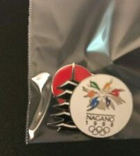 1998 Nagano Japan Olympics Souvenir Hat/Lapel Pin picture