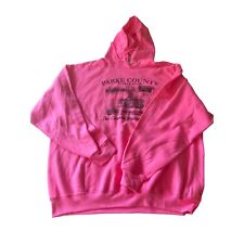 NWT Park County Indiana Covered Bridge Festival Pink Hoodie Hooded Size 2XL picture
