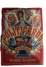 Politicards 2000 Vintage Factory Sealed Playing Cards 54 Comic Caricatures picture