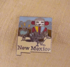 New Mexico Travel Souvenir Lapel Hat Pin NM Desert Scene picture
