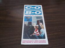 APRIL 1966 C&O B&O CHESAPEAKE & OHIO BALTIMORE & OHIO PUBLIC TIMETABLE picture