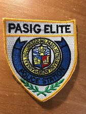 PATCH PHILIPPINES NATIONAL POLICE (PNP) PASIG ELITE - ORIGINAL picture