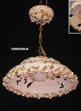 Capodimonte Made in Italy Hanging Chandelier with 24k gold picture