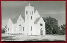 Roseau Minnesota mn English Lutheran Church Real Photo Postcard picture
