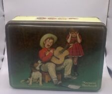 Norman Rockwell 2004 Collectors Series  Cookie Tin “the Music Man” picture