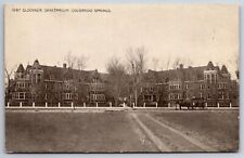 Colorado Springs Colorado~Glockner Sanitarium~c1910 B&W Postcard picture