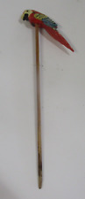 Vintage Small Wood Parrot on a Stick picture