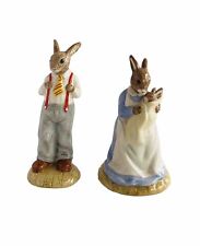 Royal Doullton The Bunnykins Family Father,Mother,Baby DB226 DB227 Ltd EDT 212 picture