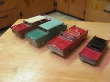 4 VINTAGE TIN 1960 LINCOLNS. ALL GOOD CONDITION picture