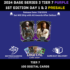 Topps Star Wars Card Trader 2024 Base Series 3 Tier 7 Purple Day 1 & 2 PRESALE picture