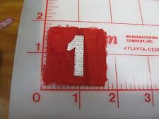 Vintage early felt numeral large 1 early collectible patch (b36) picture