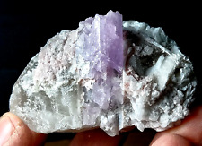 142 Gram Beautiful Natural Kunzite with Quartz combine crystal specimen @ Afg. picture