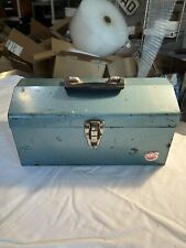 Vintage Wizard Tool Box Metal with Tray picture