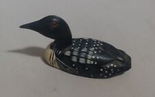 Vintage wooden miniature duck picture