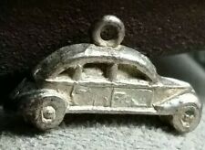 Vintage metal clad OLD CAR AUTO SEDAN gumball charm prize jewelry  picture