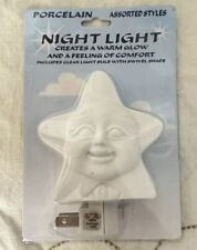 Vintage Porcelain Smiling Star Nightlight  picture