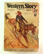 Western Story Magazine Pulp 1st Series Aug 24 1929 Vol. 89 #2 FR/GD 1.5 picture