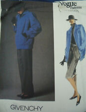 1986 Vogue Paris Original Givenchy Jacket-Skirt-Pants Sewing Pattern #1787 Uncut picture