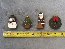 Christmas Miniatures Wood Hand painted  picture