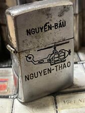 1968 vietnam zippo Combat Helicopter Cob vintage War DUKE USED From Japan picture