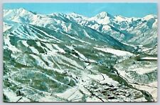 Postcard Snowmass At Aspen Village And Baldy Mountain Ski Run, Colorado Unposted picture