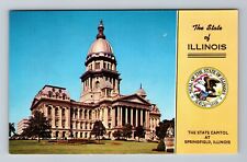 Springfield IL-Illinois, The Illinois State Capitol, Vintage Postcard picture