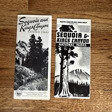 1952 Sequoia & Kings Canyon National Park Vintage Travel Brochure California picture