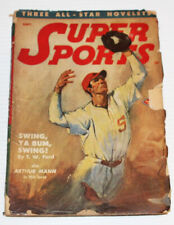 Super Sports Magazine - Sept 1947 Pulp, Baseball Cover, T.W. Ford, Arthur Mann picture