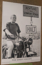 THE GREAT ESCAPE MOVIE POSTER Steve McQueen 24x34 Inch 1996 Pyramid Print picture